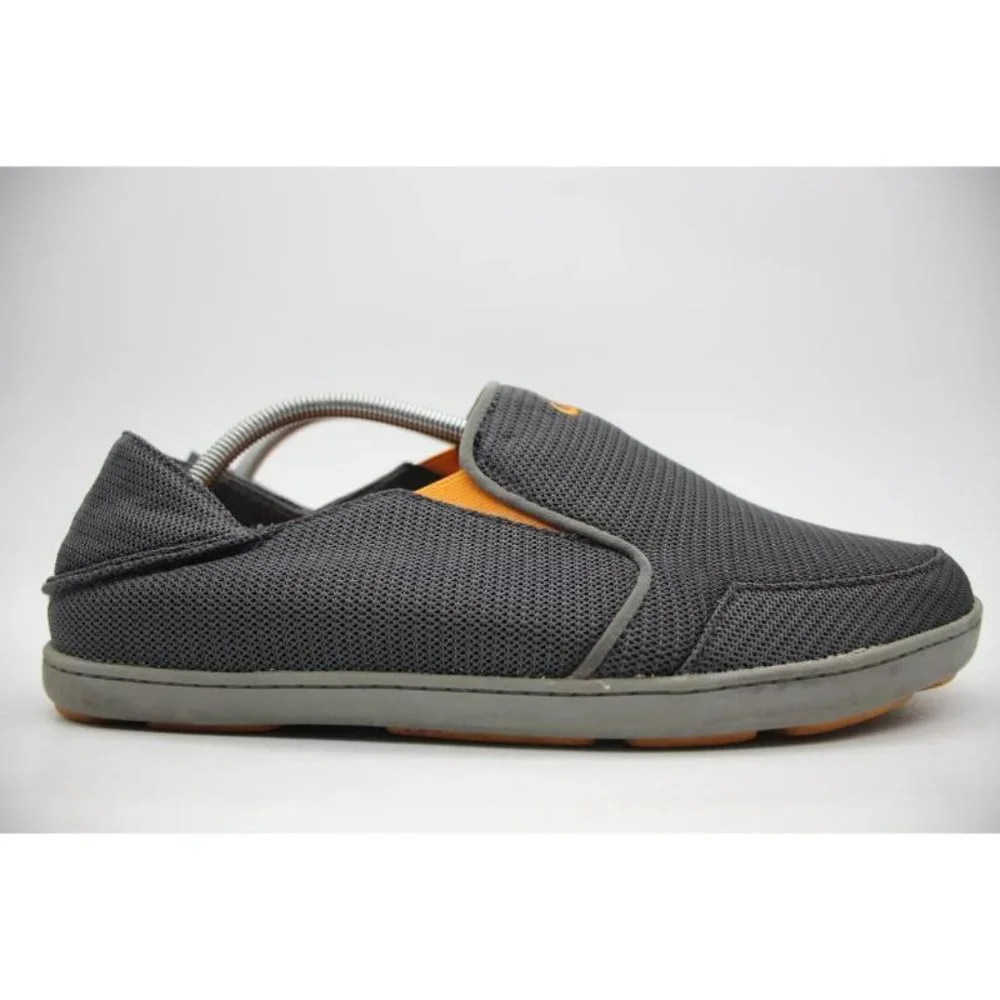 OluKai Nohea Mesh Men's Size 10 M Gray Slip On Comfort Sneakers Shoes Loafers